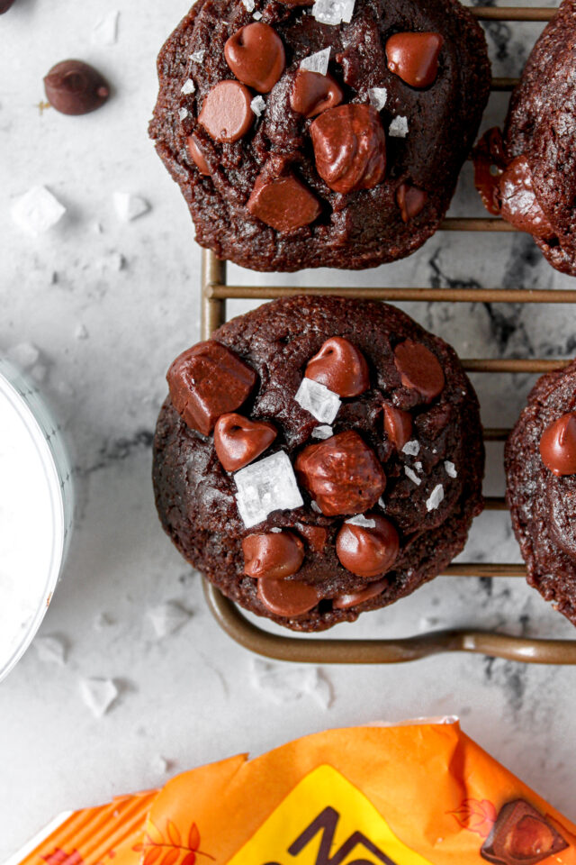 Salted Caramel Mocha Cookies - My Messy Kitchen